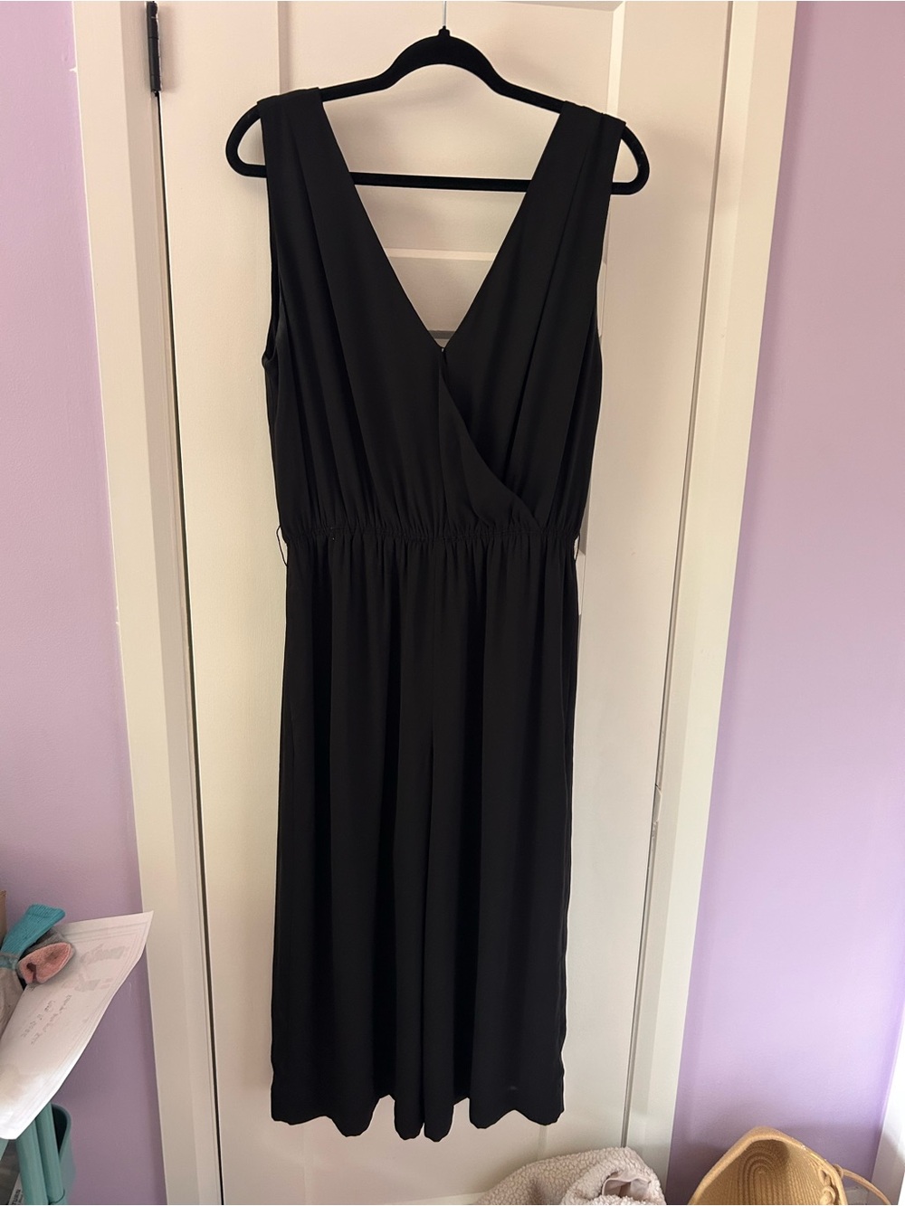 Babaton Sleeveless V-Neck Jump Suit